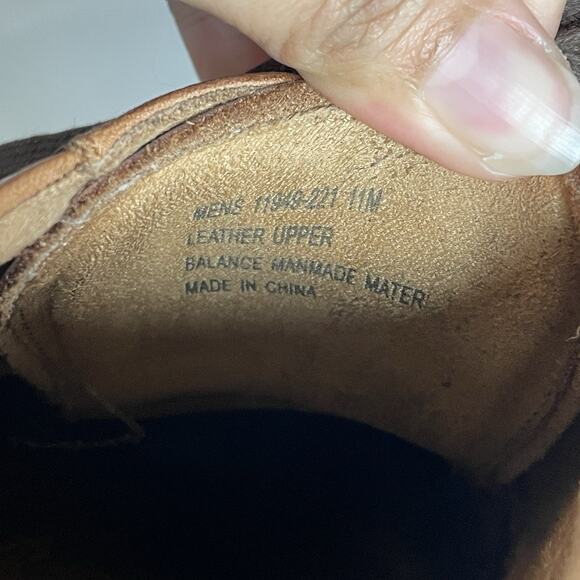 Florsheim Cap Toe Oxford Shoes Size 11 M (11949-221) Cognac Brown Preppy Laces main image 7